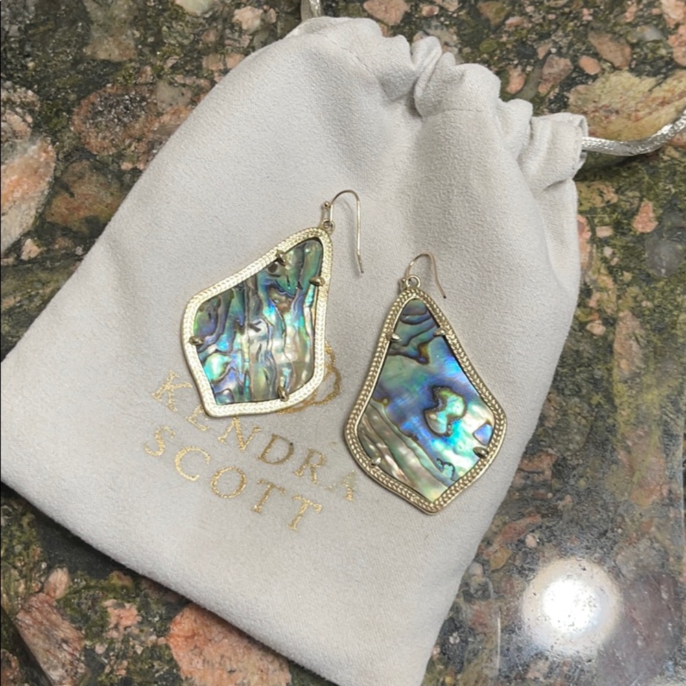 Kendra Scott Alexandra Abalone Gold